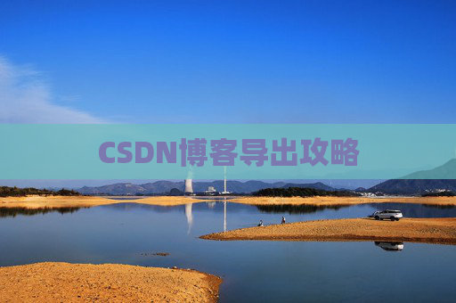 CSDN博客导出攻略